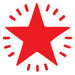 Xstamper vx-e 11365 twinkle star hangsell red-Marston Moor