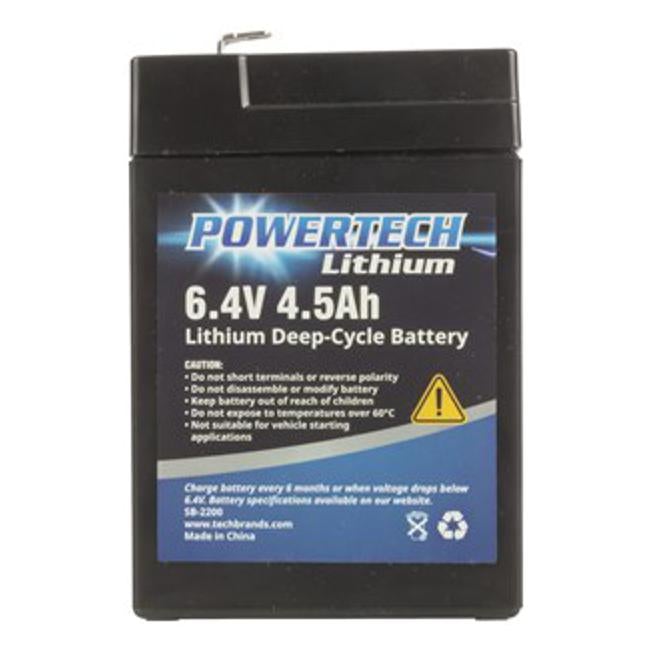 6.4V 4.5Ah Lithium Deep Cycle Battery