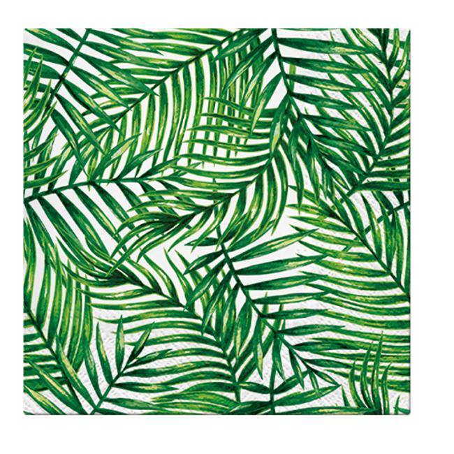 Paw Lunch Napkins 33cm Tropical Leaves-Marston Moor