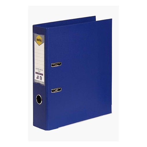 Marbig lever arch file a4 pe blue-Marston Moor