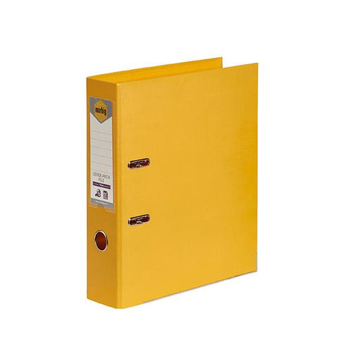 Marbig lever arch file a4 pe yellow-Marston Moor