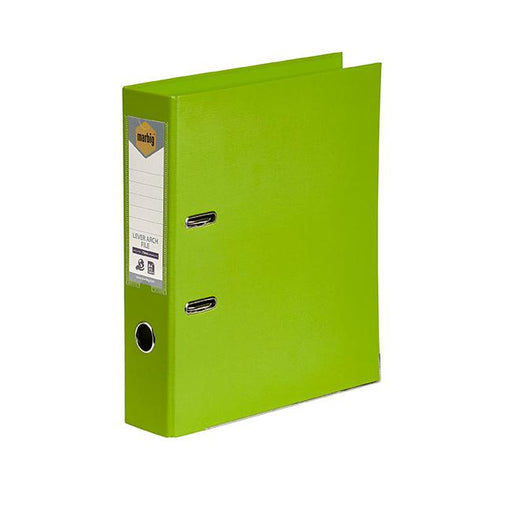 Marbig lever arch file a4 pe lime-Marston Moor