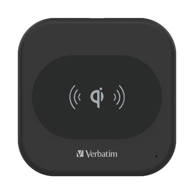 Verbatim Essentials Wireless Charger 15W Black-Marston Moor