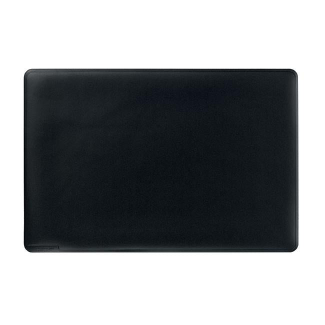 Durable desk mat with contoured edge 530mm x 410mm black