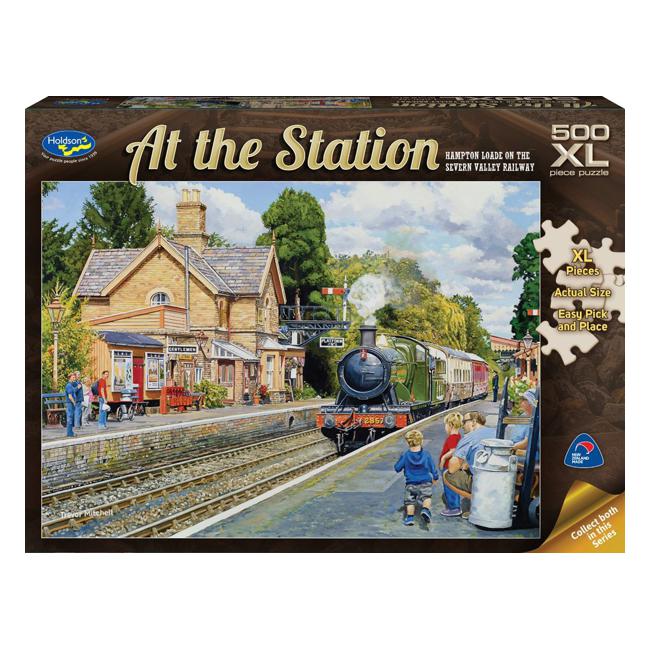Holdson Puzzle - At The Station 500pc XL (Hampton Loade On The Severn Valley Railway)
