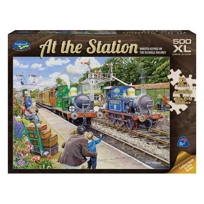 Holdson Puzzle - At The Station 500pc XL (Horsted Keynes On The Bluebell Railway)