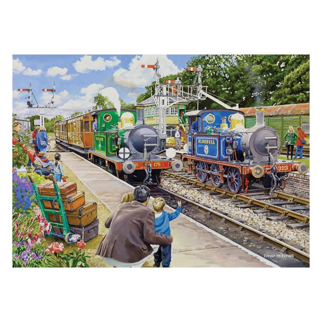 Holdson Puzzle - At The Station 500pc XL (Horsted Keynes On The Bluebell Railway)