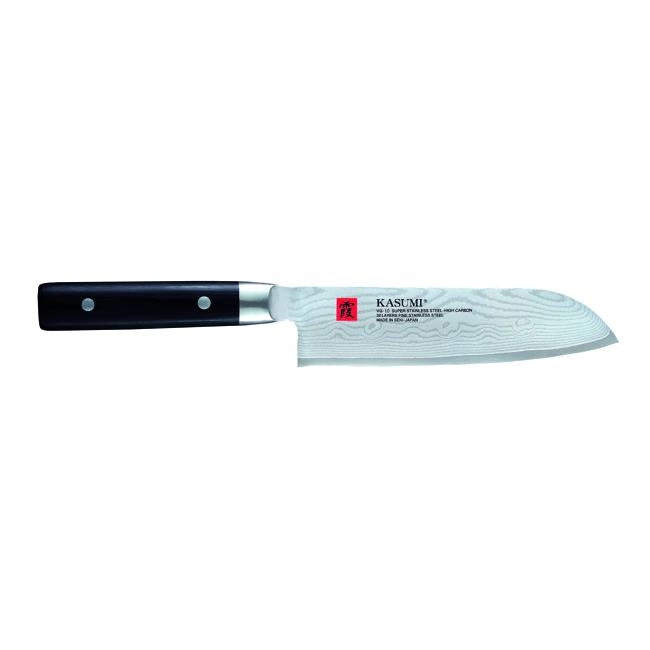 Kasumi Damascus Santoku Knife, 18cm