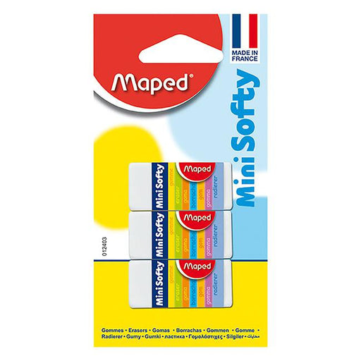 Maped softy eraser mini 3pk-Marston Moor