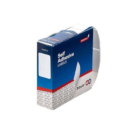 Quikstik label dispenser rectangle 16x24mm white 800 labels-Marston Moor