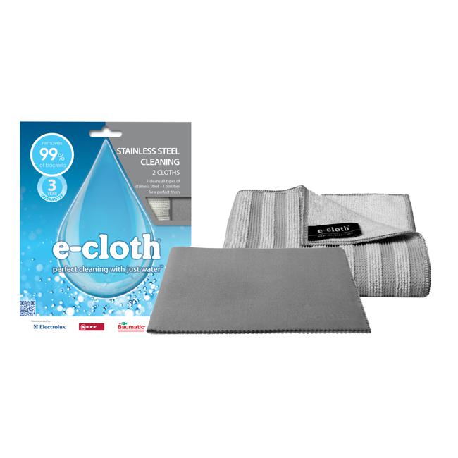 E-Cloth Stainless Steel Cloth Twin Pack