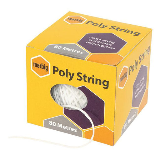 Marbig poly string 80m poly 80m white-Marston Moor