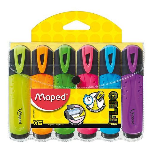Maped fluo peps highlighter wallet 6-Marston Moor