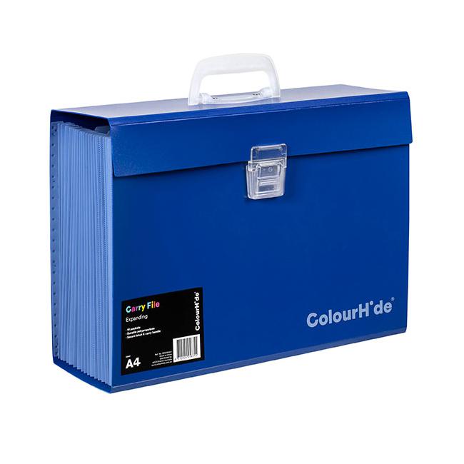 Colourhide expanding file pp carry file