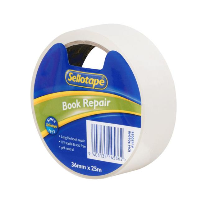 Sellotape 1450 Book Repair Tape 36mmx25m-Marston Moor