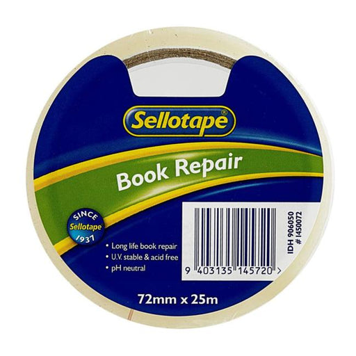 Sellotape 1450 Book Repair Tape 72mmx25m-Marston Moor