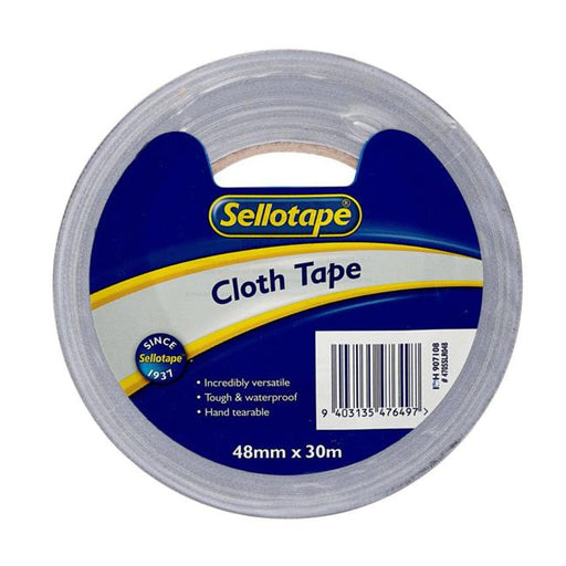 Sellotape 4705 Cloth Tape Silver 48mmx30m-Marston Moor