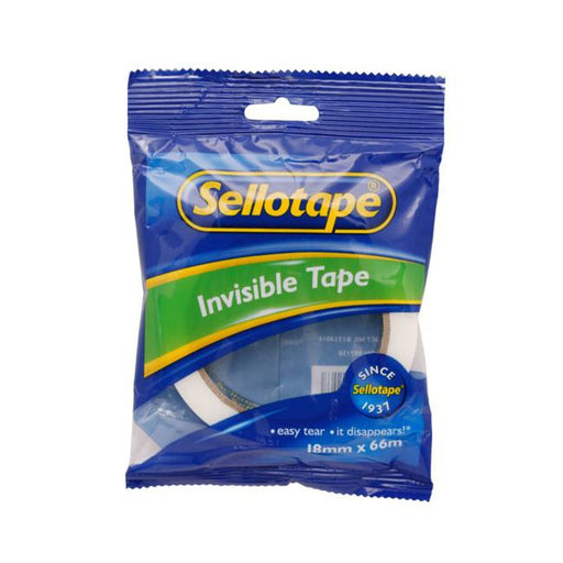 Sellotape B1314 Invisible Tape 18mmx66m-Marston Moor
