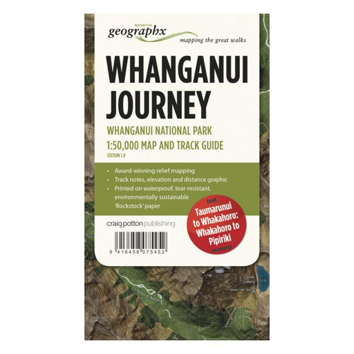 Whanganui Track FOLDED Map-Marston Moor