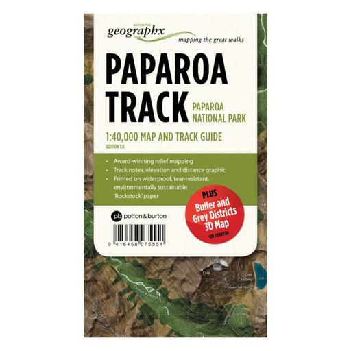 Paparoa Track Map Folded-Marston Moor