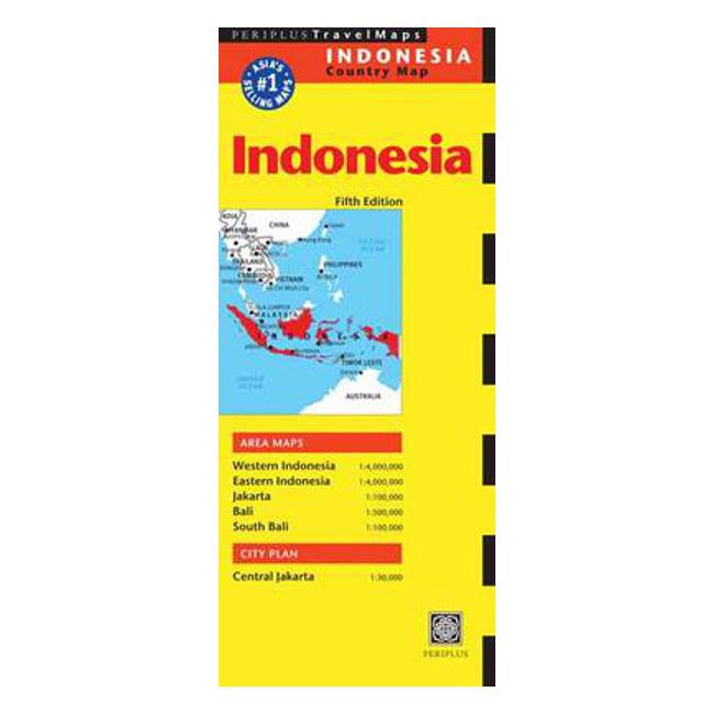 Indonesia Travel Map - Periplus Editions