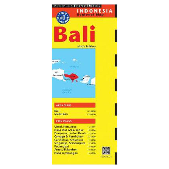 Bali Travel Map Ninth Edition | Periplus Editions