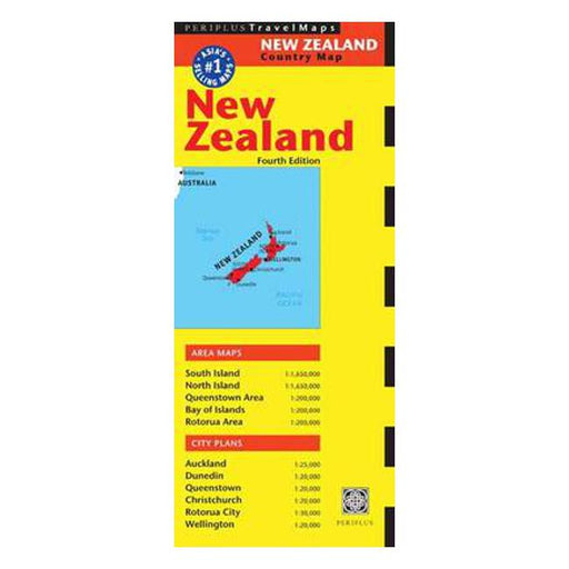 New Zealand Travel Map: Fourth Edition-Marston Moor