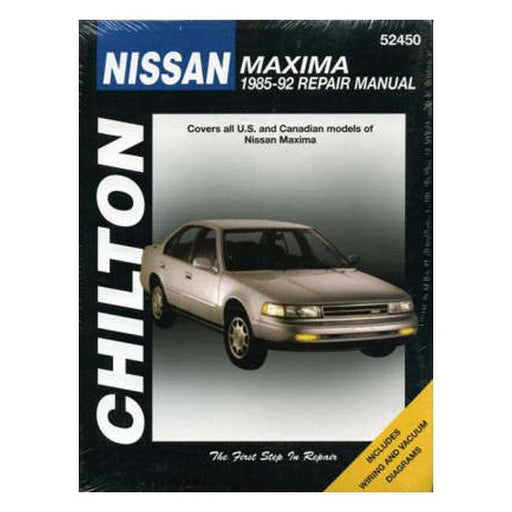 Nissan Maxima 1985-92 Repair Manual-Marston Moor