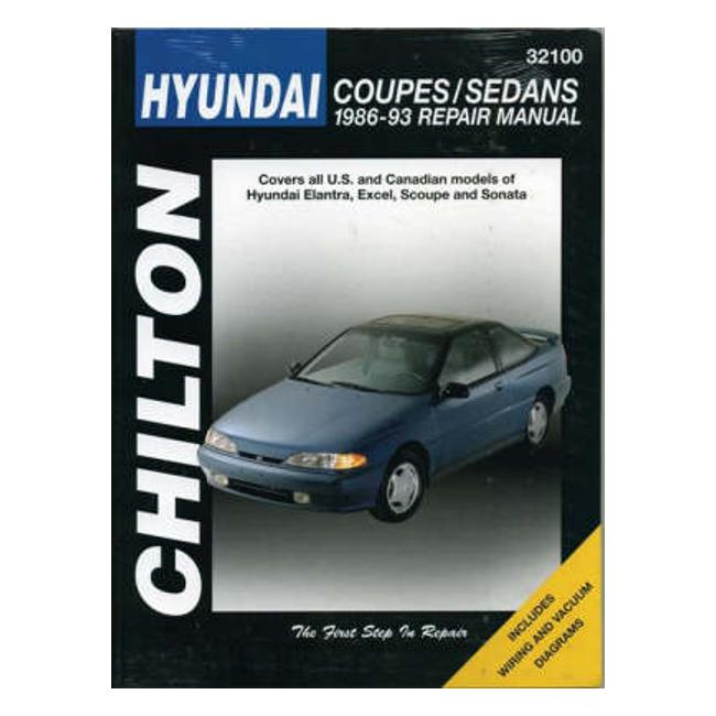 Hyundai Accent, Lantra, Sonata and S-Coupe, 1989-93 - Haynes