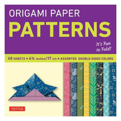 Origami Paper - Patterns - Small 6 3/4" - 49 Sheets: Tuttle Origami Paper: High-Quality Origami Sheets Printed with 8 Different Designs: Instructions for 6 Projects Included-Marston Moor