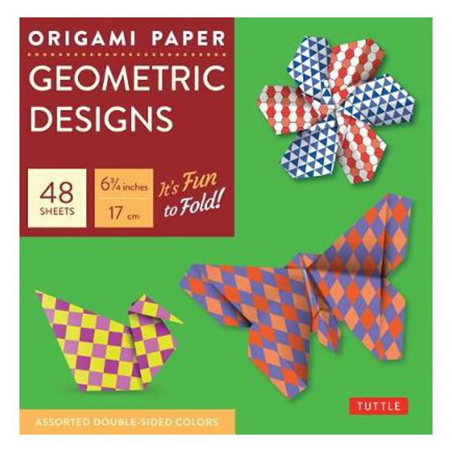Origami Paper Geometric Prints: It's Fun to Fold!-Marston Moor