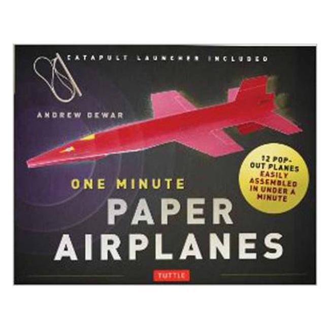 One Minute Paper Airplanes (Kit): 12 Pop-Out Planes Easily Assembled in Under a Minute-Marston Moor