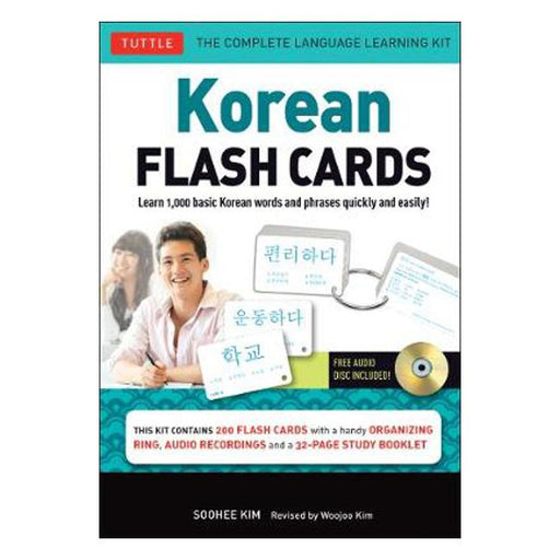 Korean Flash Cards Vol.1: Learn 1,000 Basic Korean Words and Phrases Quickly and Easily!-Marston Moor