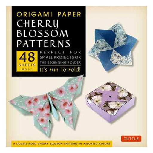 Origami Paper Cherry Blossom Patterns (Large): It's Fun to Fold!-Marston Moor