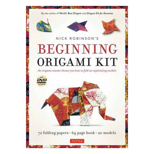 Nick Robinson's Beginning Origami Kit: An Origami Master Shows You how to Fold 20 Captivating Models: Kit with Origami Book, 72 High-Quality Origami Papers & DVD-Marston Moor