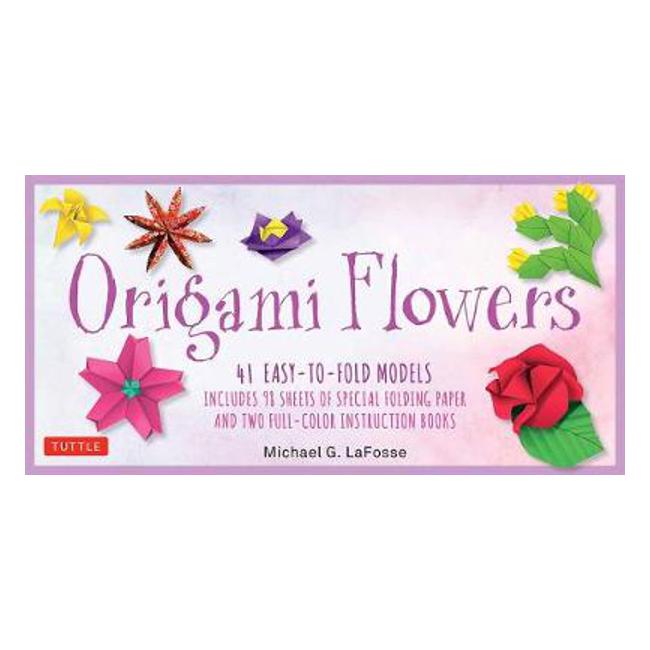 Origami Flowers Kit: 41 Easy-to-fold Models - Includes 98 Sheets of Special Folding Paper: Great for Kids and Adults!-Marston Moor