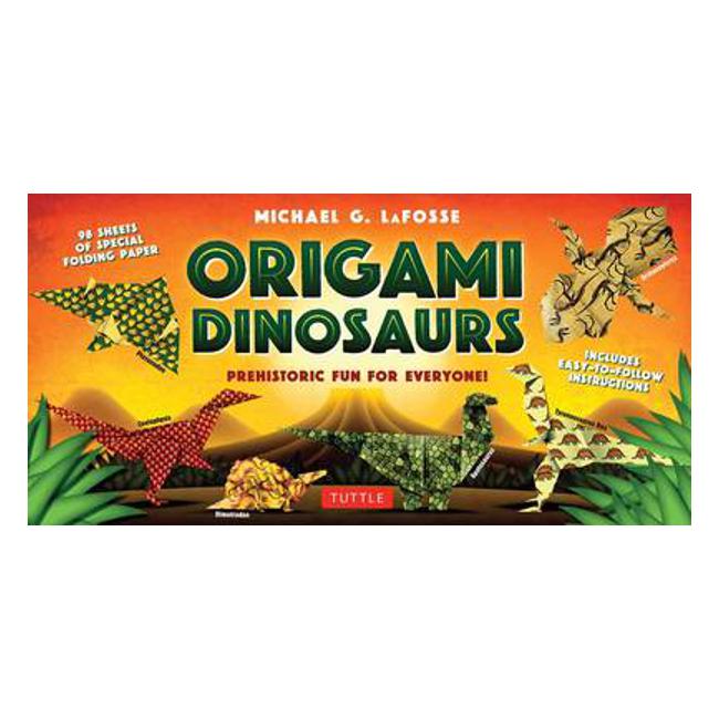 Origami Dinosaurs Kit: Prehistoric Fun for Everyone-Marston Moor
