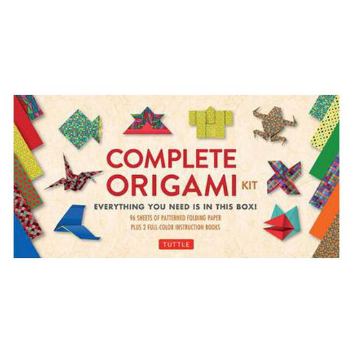 The Complete Origami Kit: Everything You Need Is in This Box! [Origami Kit with 2 Books, 96 Papers, 30 Projects]-Marston Moor
