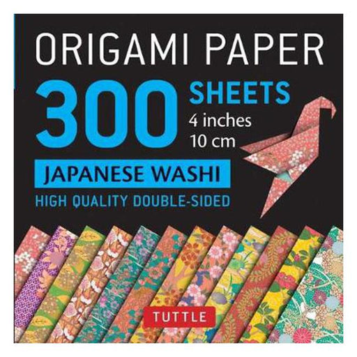 Origami Paper - Japanese Washi Patterns- 4 inch (10cm) 300 sheets: Tuttle Origami Paper: High-Quality Origami Sheets Printed with 12 Different Designs-Marston Moor