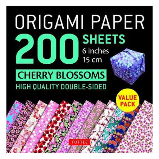 Origami Paper 200 sheets Cherry Blossoms 6 inch (15 cm)-Marston Moor