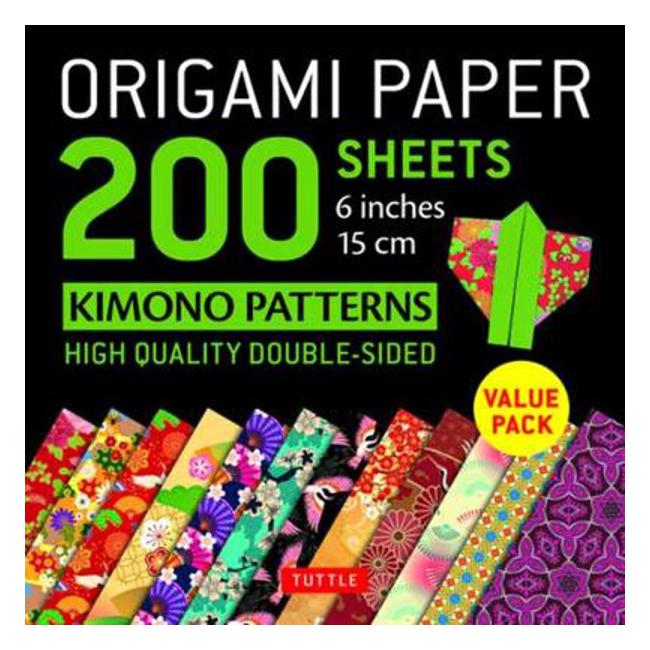 Origami Paper 200 sheets Kimono Patterns 6 (15 cm)-Marston Moor
