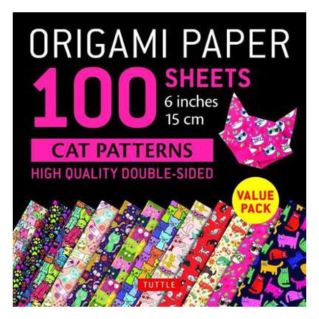 Origami Paper 100 sheets Cat Patterns 6 (15 cm)-Marston Moor