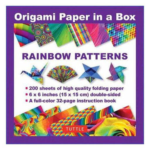Origami Paper in a Box - Rainbow Patterns.-Marston Moor