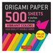 Origami Paper 500 sheets Vibrant Colors 4 (10 cm)-Marston Moor