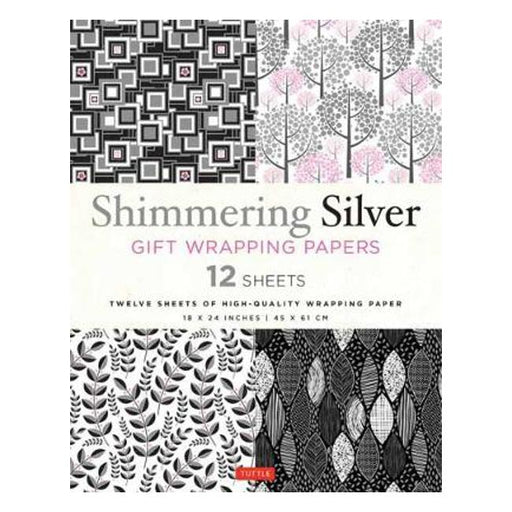 Shimmering Silver Gift Wrapping Papers: 12 Sheets of High-Quality 18 x 24" (45 x 61 cm) Wrapping Paper-Marston Moor