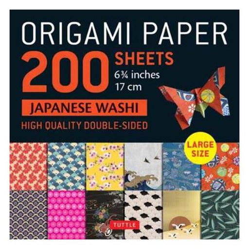 Origami Paper 200 sheets Japanese Washi Patterns 6.75 inch: Large Tuttle Origami Paper: High-Quality Double Sided Origami Sheets Printed with 12 Different Patterns (Instructions for 6 Projects Included): Instructions for 6 Projects Included-Marston Moor
