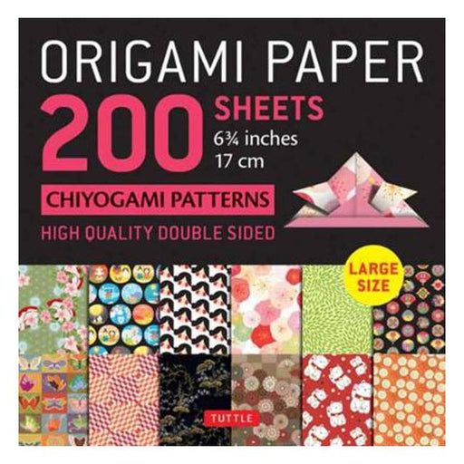 Origami Paper 200 sheets Chiyogami Patterns 6 3/4" (17cm): Tuttle Origami Paper: High-Quality Double Sided Origami Sheets Printed with 12 Different Patterns (Instructions for 6 Projects Included)-Marston Moor