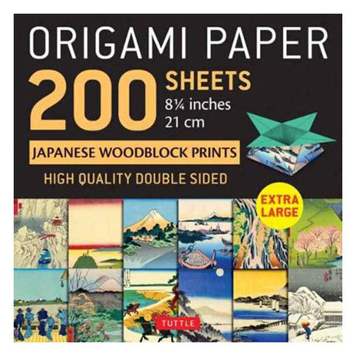 Origami Paper 200 sheets Japanese Woodblock Prints 8 1/4": Extra Large Tuttle Origami Paper: High-Quality Double Sided Origami Sheets Printed with 12 Different Prints (Instructions for 6 Projects Included)-Marston Moor