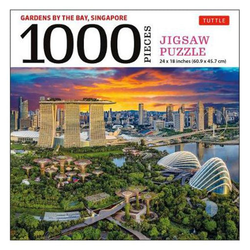 Singapore's Gardens by the Bay - 1000 Piece Jigsaw Puzzle: (Finished Size 24 in X 18 in)-Marston Moor