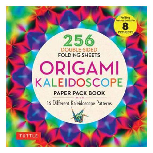 Origami Kaleidoscope Paper Pack Book: 256 Double-sided Folding Sheets - 16 Different Kaleidoscope Patterns (instructions for 8 Projects)-Marston Moor